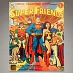 Oversized Super Friends // Stan Lee Signed Comic // Custom Frame (Signed Comic Book Only)