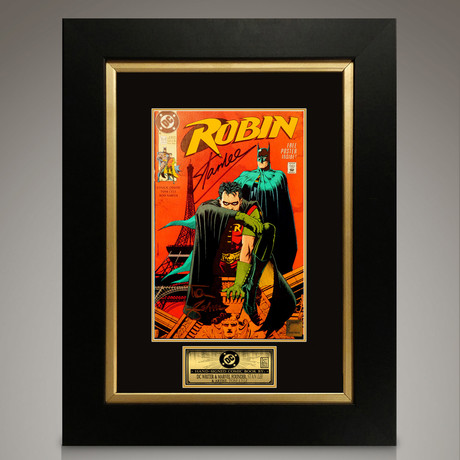Robin #1 // Stan Lee + Tom Lyle Signed Comic // Custom Frame (Signed Comic Book Only)