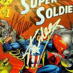 Super Soldier #1 // Stan Lee + Mark Waid Signed Comic // Custom Frame (Signed Comic Book Only)