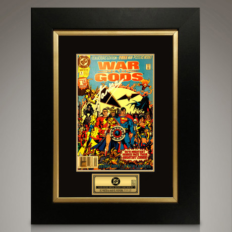 War of the Gods #1 // Stan Lee Signed Comic // Custom Frame (Signed Comic Book Only)