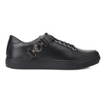 Buckled Lace-Up Sneaker // Black (Euro: 40)