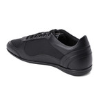 Plain Toe Lace-Up Sneaker // Black (Euro: 41)