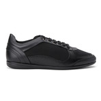 Plain Toe Lace-Up Sneaker // Black (Euro: 44)
