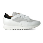 Trajan Calfskin Sneakers // White + Off White + Black (US: 10)