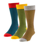 Classic Stripes Boot Sock // Pack of 3