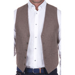 Woven Vest // Taupe (M)