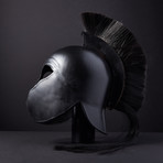 Black Spartan Helmet