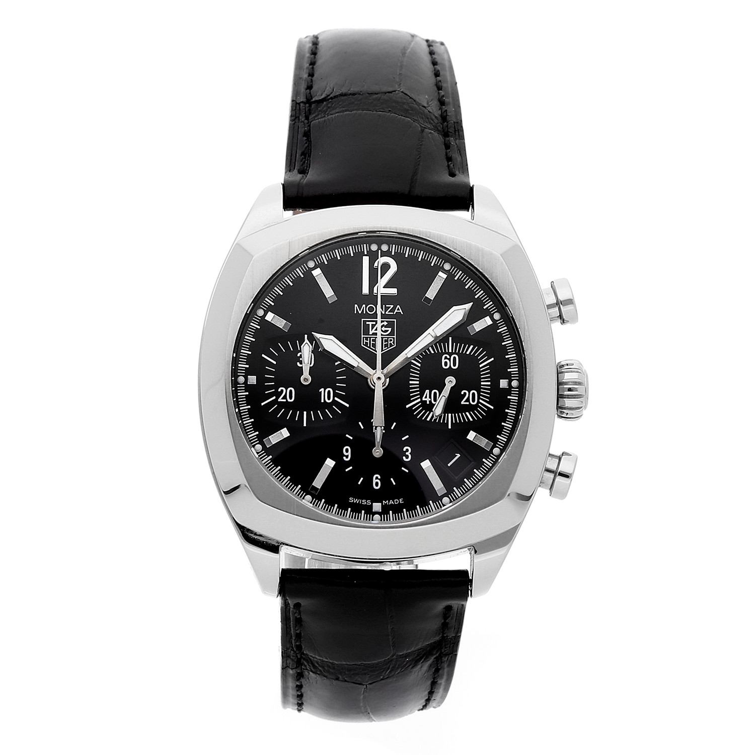 Tag Heuer Monza Chronograph Automatic // CR2113.FC6164 // Pre-Owned ...