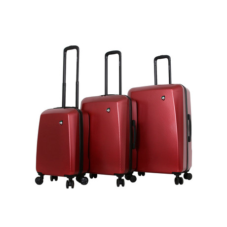 Torino Hard Side Spinner Luggage // 3 Piece Set (Black)