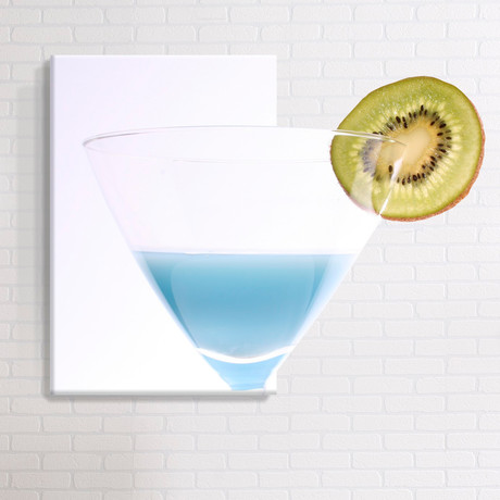 Cocktail // Mostic 3D Wrapped Canvas + Decal