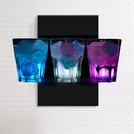Ice Cups // Mostic 3D Wrapped Canvas + Decal