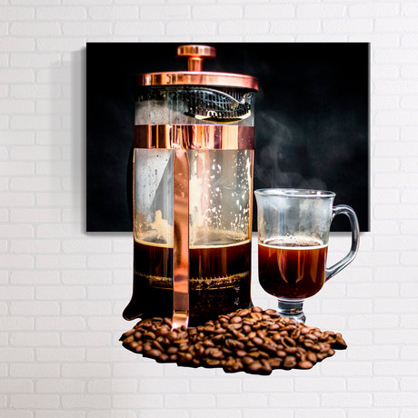 Coffee Bean // Mostic 3D Wrapped Canvas + Decal