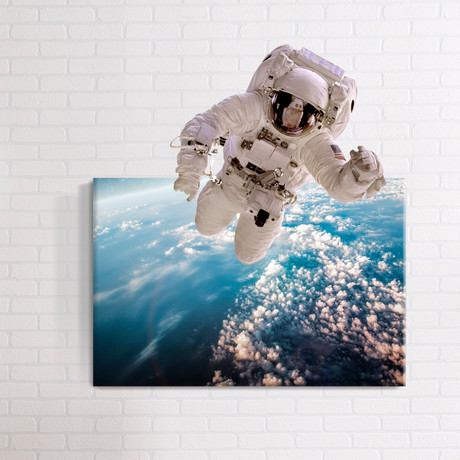 Flying Space // Mostic 3D Wrapped Canvas + Decal