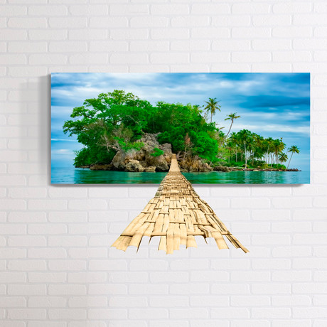Island // Mostic 3D Wrapped Canvas + Decal