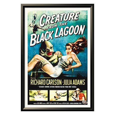 Creature From The Black Lagoon (16"W x 24"H x 1.5"D)