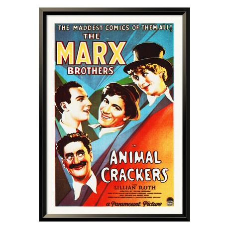 Marx Brothers // Animal Crackers 02 (17"W x 24"H x 1.5"D)