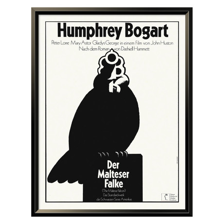 German // The Maltese Falcon (18"W x 24"H x 1.5"D)