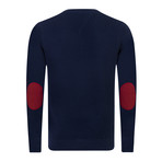 Across V-Neck Pullover // Navy (L)
