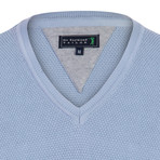 Across V-Neck Pullover // Light Blue (S)