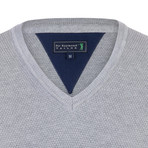 Across V-Neck Pullover // Gray (2XL)