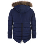 Hairpiece Winter Jacket // Navy (XS)