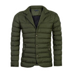 Bounce Autumn Coat // Army Green (XL)
