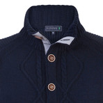 Wave Pullover // Navy (S)