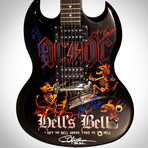 AC/DC Hell's Bells // Band Autographed Guitar