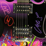 Coldplay // Band Autographed Guitar