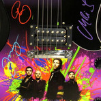 Coldplay // Band Autographed Guitar