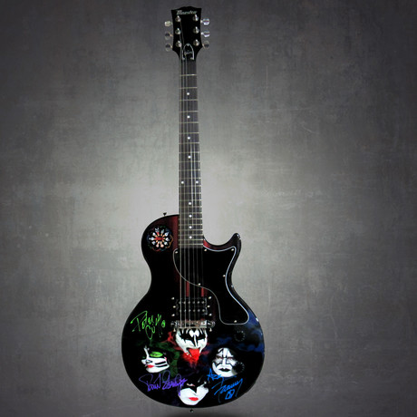 Kiss // Band Autographed Guitar