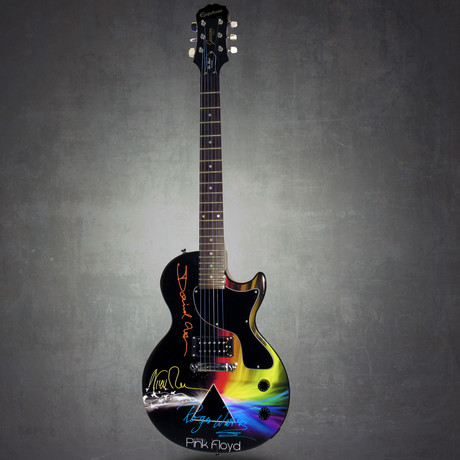 Pink Floyd // Dark Side Of The Moon Band Autographed Epiphone Guitar