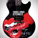 Rolling Stones // Band Autographed Guitar