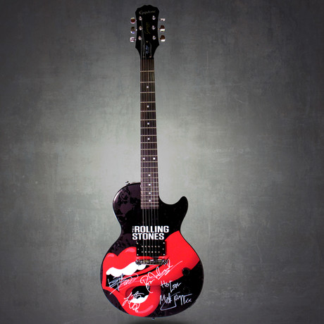 Rolling Stones // Band Autographed Guitar