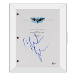 Signed + Framed Script // The Dark Knight