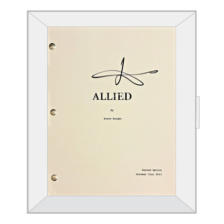 Signed + Framed Script // Allied