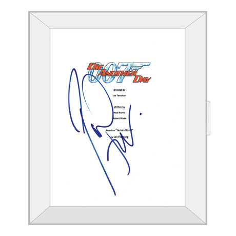 Signed + Framed Script // Die Another Day