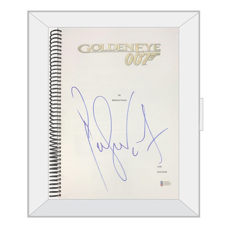 Signed + Framed Script // Goldeneye