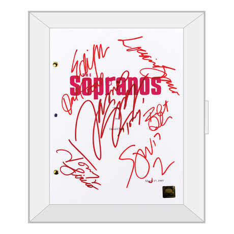 Signed + Framed Script // The Sopranos