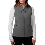 Women's Fireside Fleece Vest // Charcoal (M)