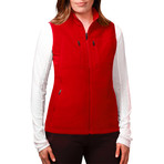 Women's Fireside Fleece Vest // Flame Red (XL)