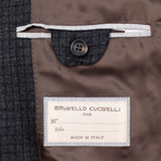 Stanley Check Cashmere Blend 3/2 Button Suit // Gray (Euro: 46)