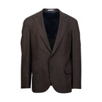 Adam Cashmere Blend 3/2 Button Suit // Brown (Euro: 46)