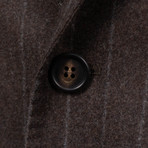 Adam Cashmere Blend 3/2 Button Suit // Brown (Euro: 46)