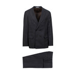 Kael Wool Double Breasted Suit // Gray (Euro: 46)