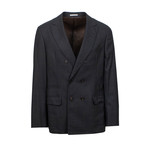 Kael Wool Double Breasted Suit // Gray (Euro: 50)