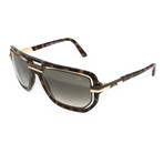 CZ9064 Sunglasses // Gray + Tortoise Gold