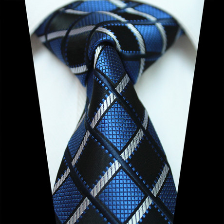 Neck Tie // Indigo Blue + Black