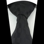 Neck Tie // Jet Black Squares