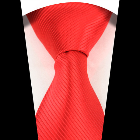 Neck Tie // Solid Candy Red